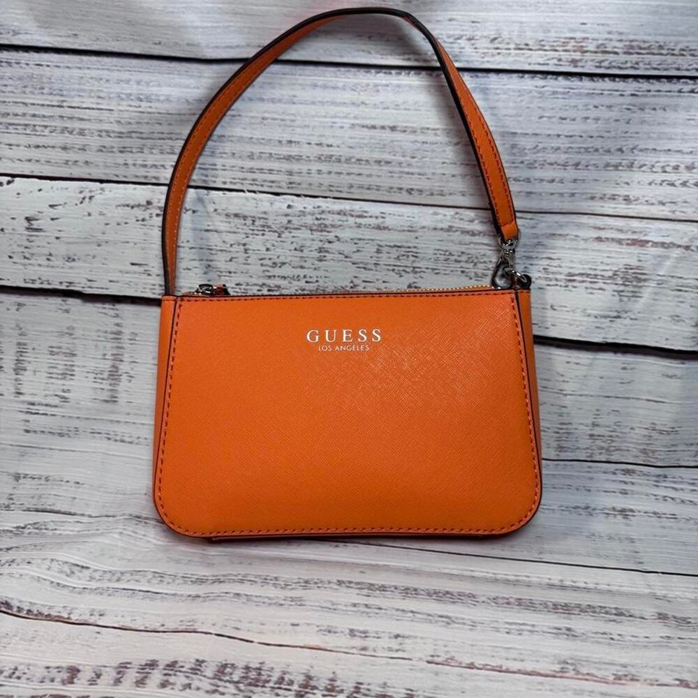 Guess orange mini bag with